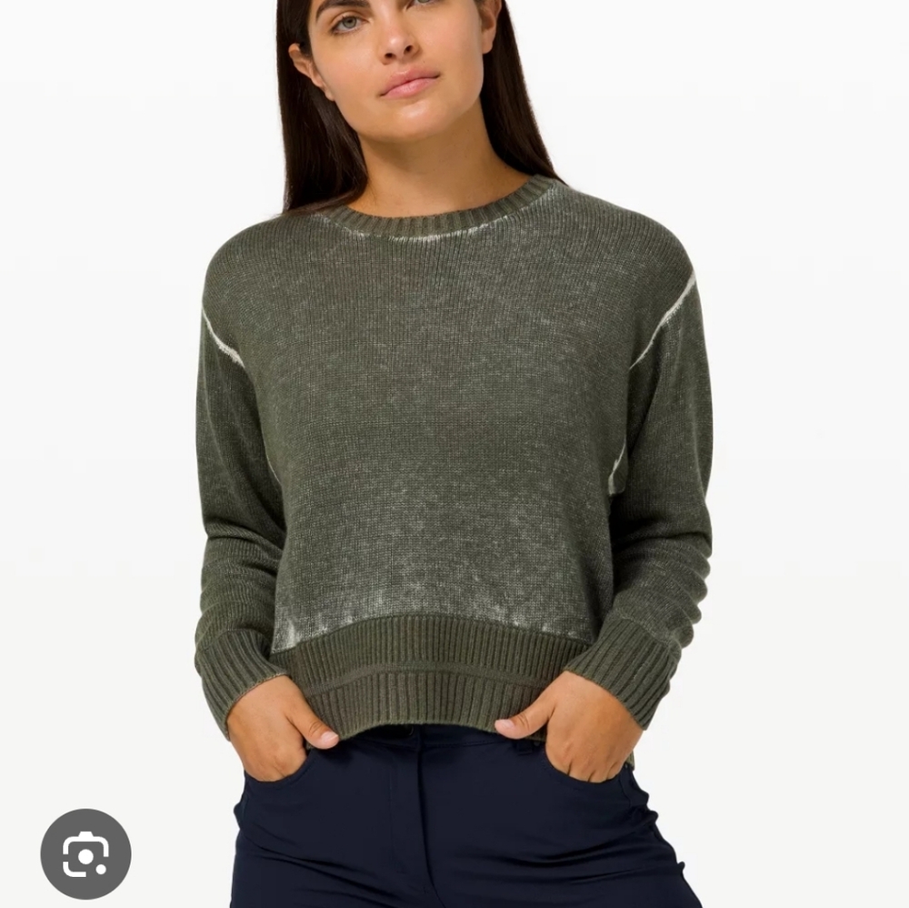 lululemon Hazy Day Sweater Green